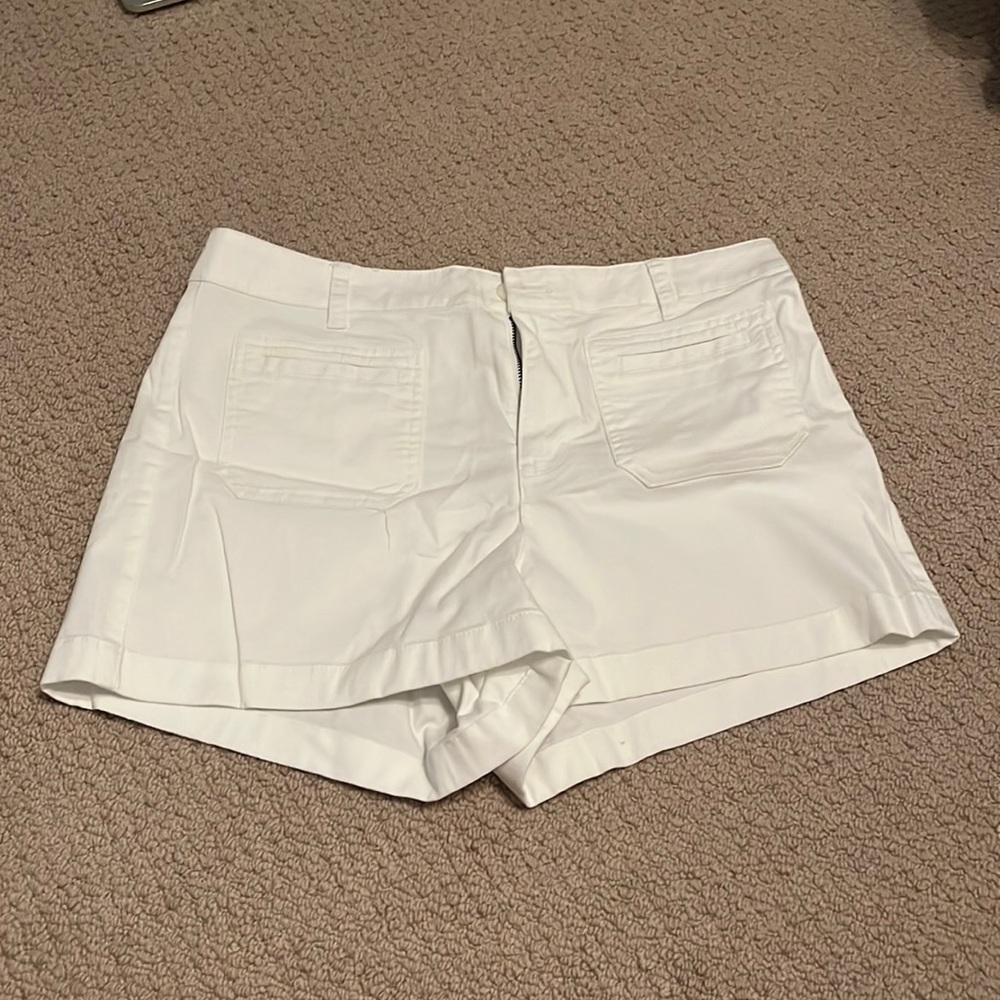 White j crew shorts